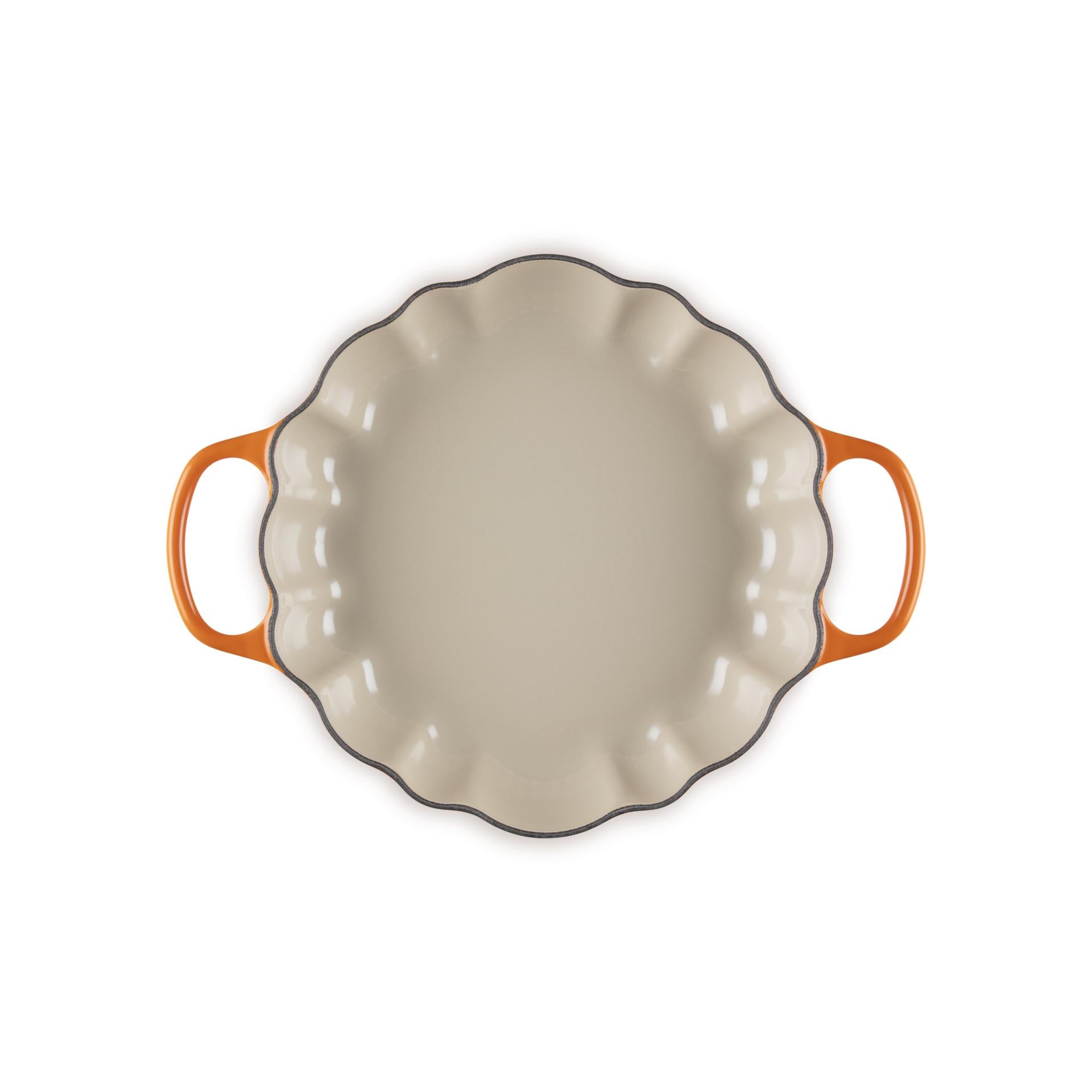 Le Creuset 2.5L Persimmon (Pumpkin Braiser (28 cm) Interior Colour