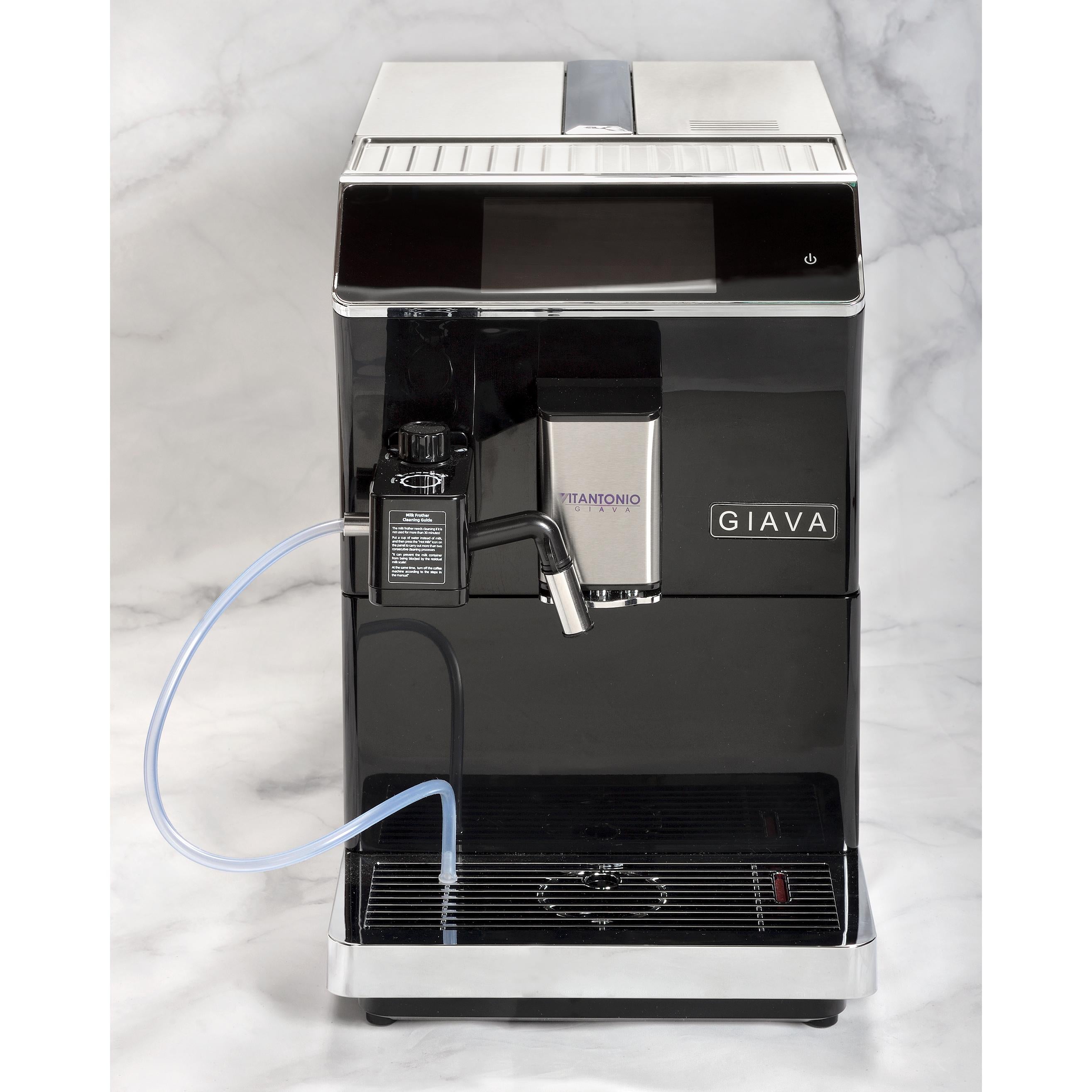 Vitantonio Giava Black Super Automatic Espresso Machine Front