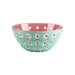 Guzzini Bowl Le Murrine Matcha Green and White 25 cm - Made in Italy Green Pink