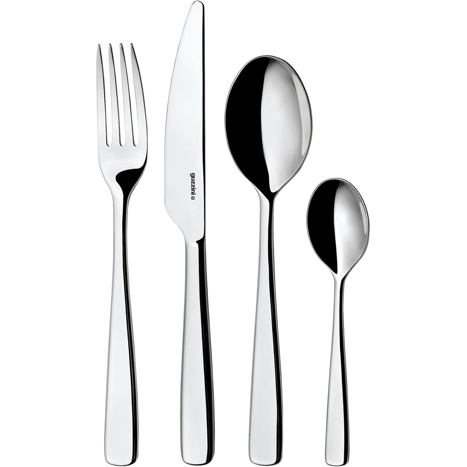 Guzzini 24 Piece Cutlery Set Stainless Steel 'Grace' - Made in Italy