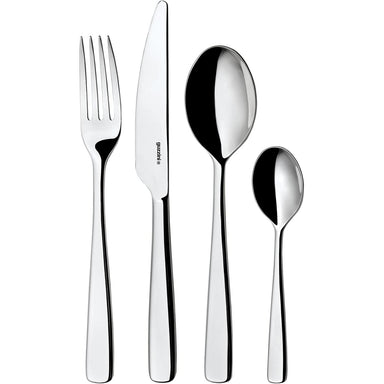 Guzzini 24 Piece Cutlery Set Stainless Steel 'Grace' - Made in Italy