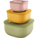 Guzzini Shallow Store and More Shallow Food Storage Container Set of 3 - Made in Italy