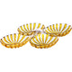 Guzzini Set of 2 Hors D’Oeuvres Dishes Dolce Vita Yellow – Made in Italy