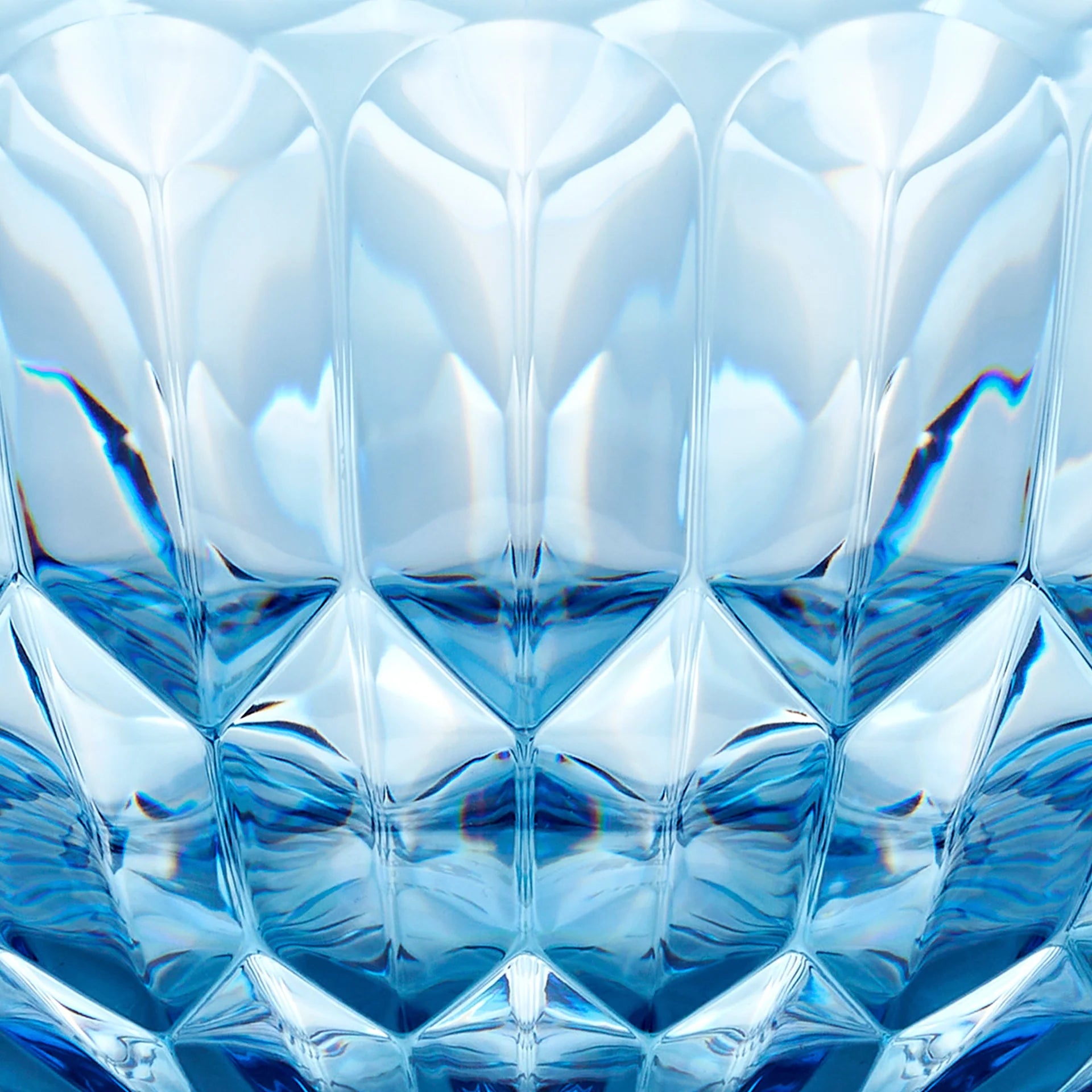 Guzzini Vanity Bowl Sky Blue 30 cm - Made in Italy Close