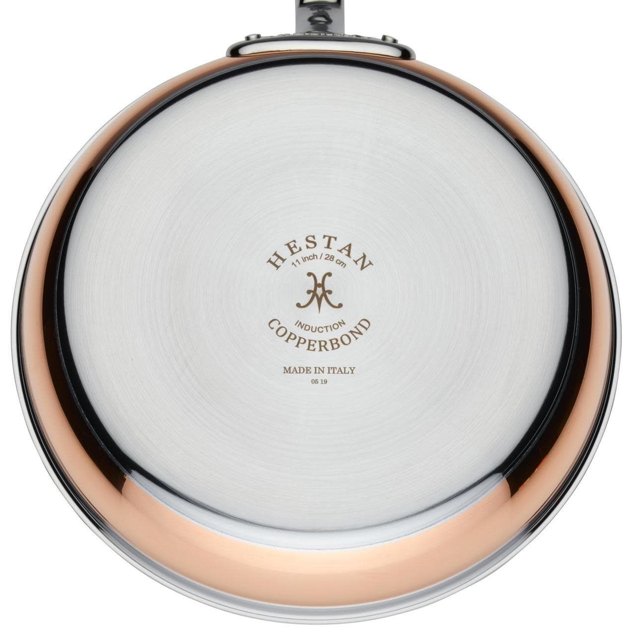 Hestan CopperBond Induction Copper Skillet 12.5" - Made in Italy Base
