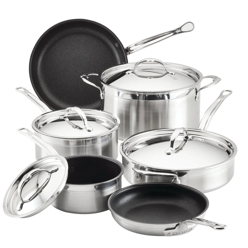 Hestan ProBond 10-Piece Professional Clad Stainless Steel TITUM