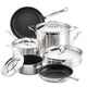 Hestan ProBond 10-Piece Professional Clad Stainless Steel TITUM Nonstick Ultimate Set - Made in Italy