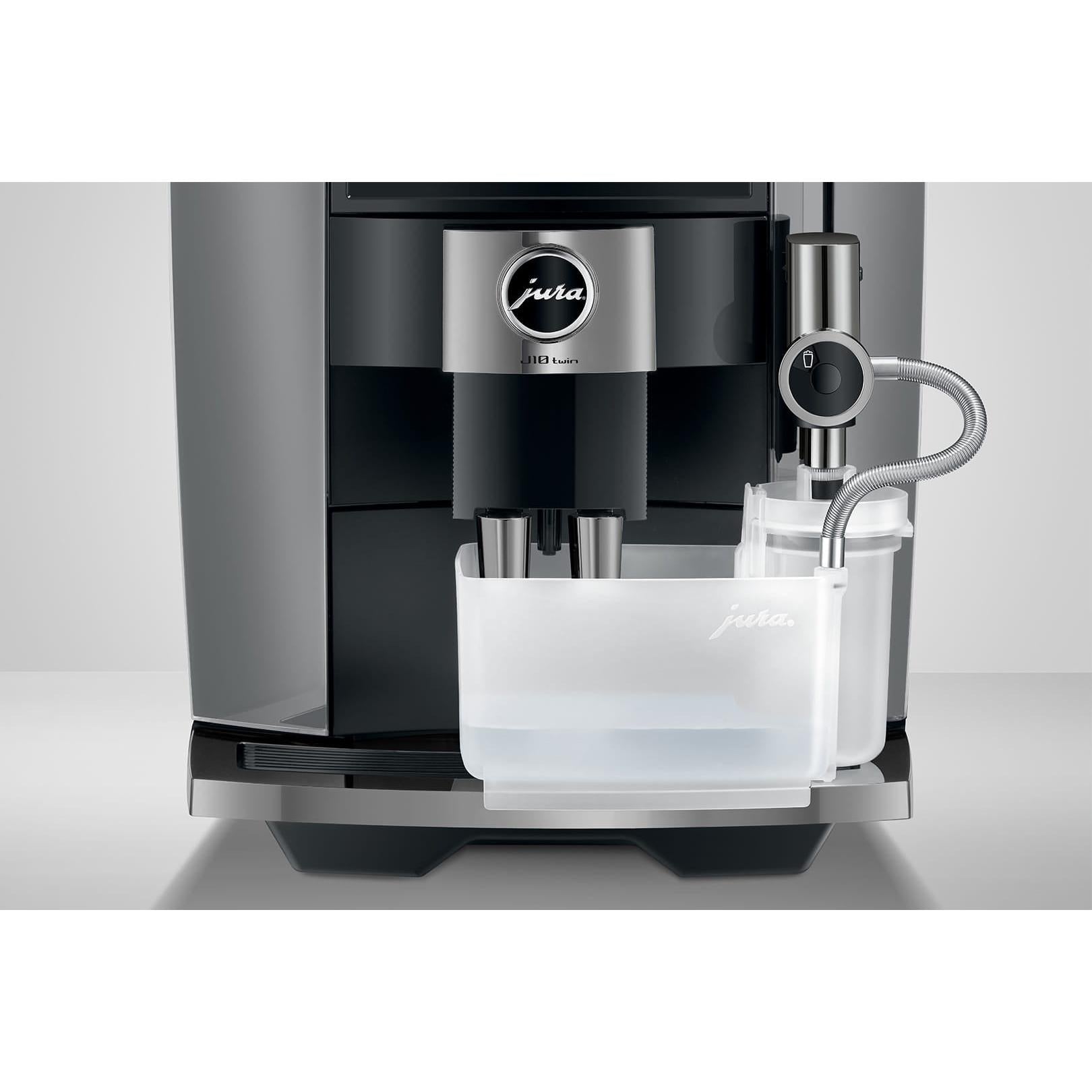 Jura J10 Twin Diamond Onyx Latest Model (NAD) #15724 (2026) milk clean