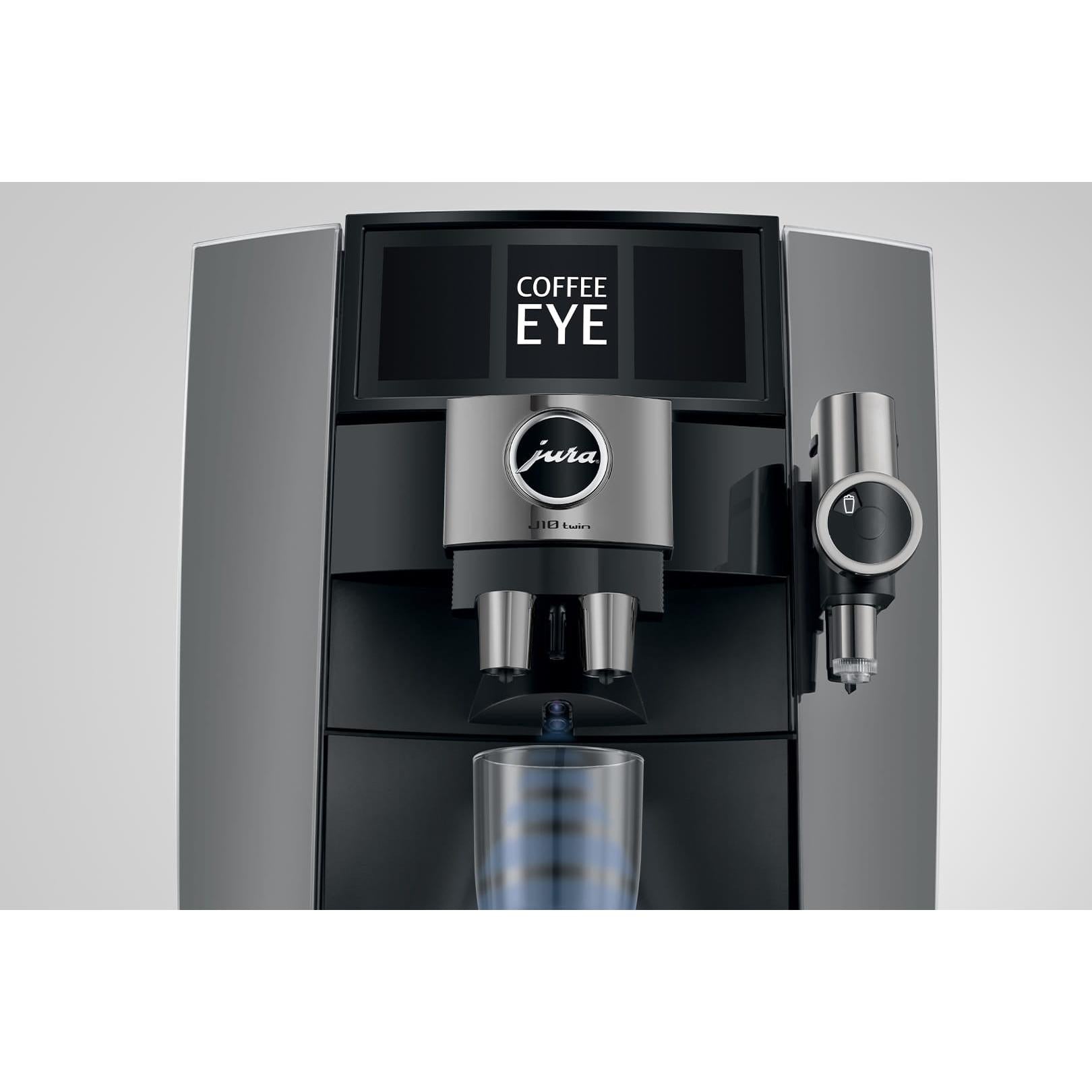 Jura J10 Twin Diamond Onyx Latest Model (NAD) #15724 (2026) coffee eye