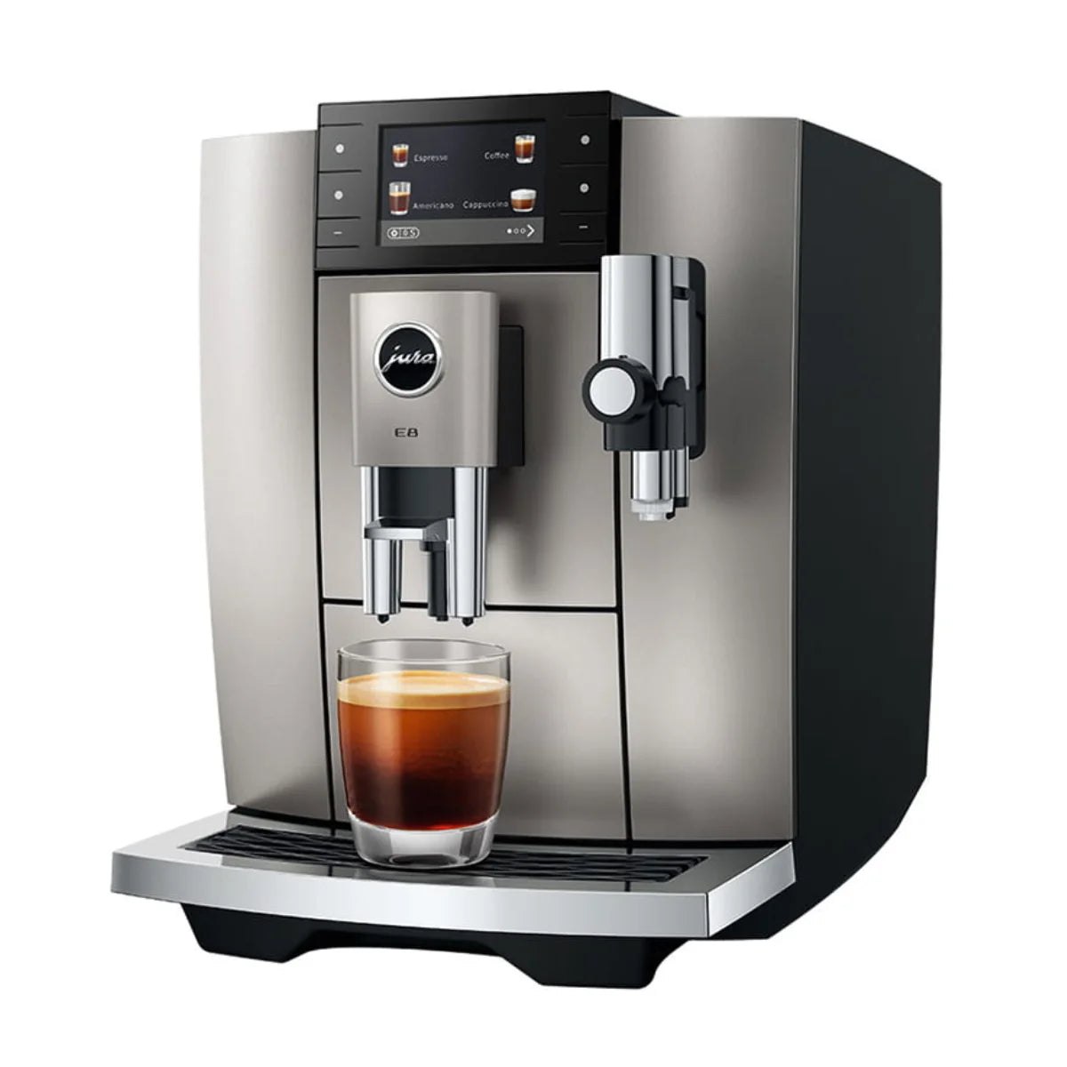Jura E8 Midnight Silver Latest Model (NAD) #15722 (2026) Coffee