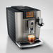 Jura E8 Midnight Silver Latest Model (NAD) #15722 (2026) Left Side