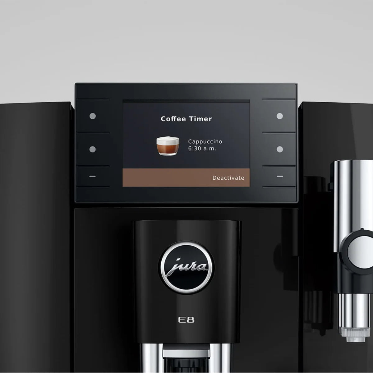 Jura E8 Piano Black Latest Model (NAD) #15777 (2026) Coffee Timer 