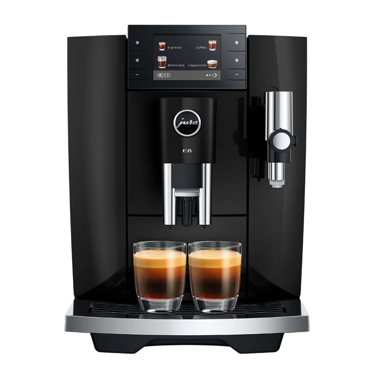 Jura E8 Piano Black Latest Model (NAD) #15777 (2026) Front