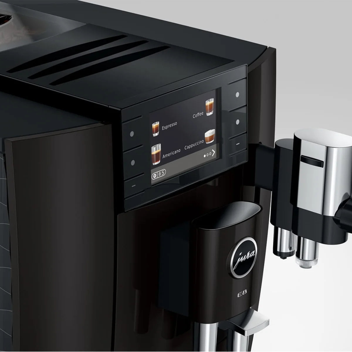 Jura E8 Piano Black Latest Model (NAD) #15777 (2026) Screen