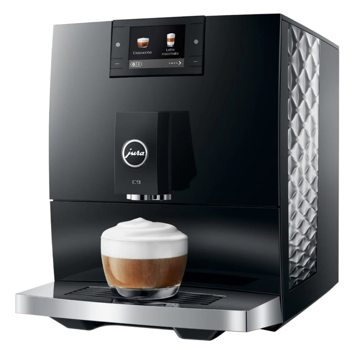 Jura C9 Piano Black Espresso Machine #15739 Espresso Cappuccino