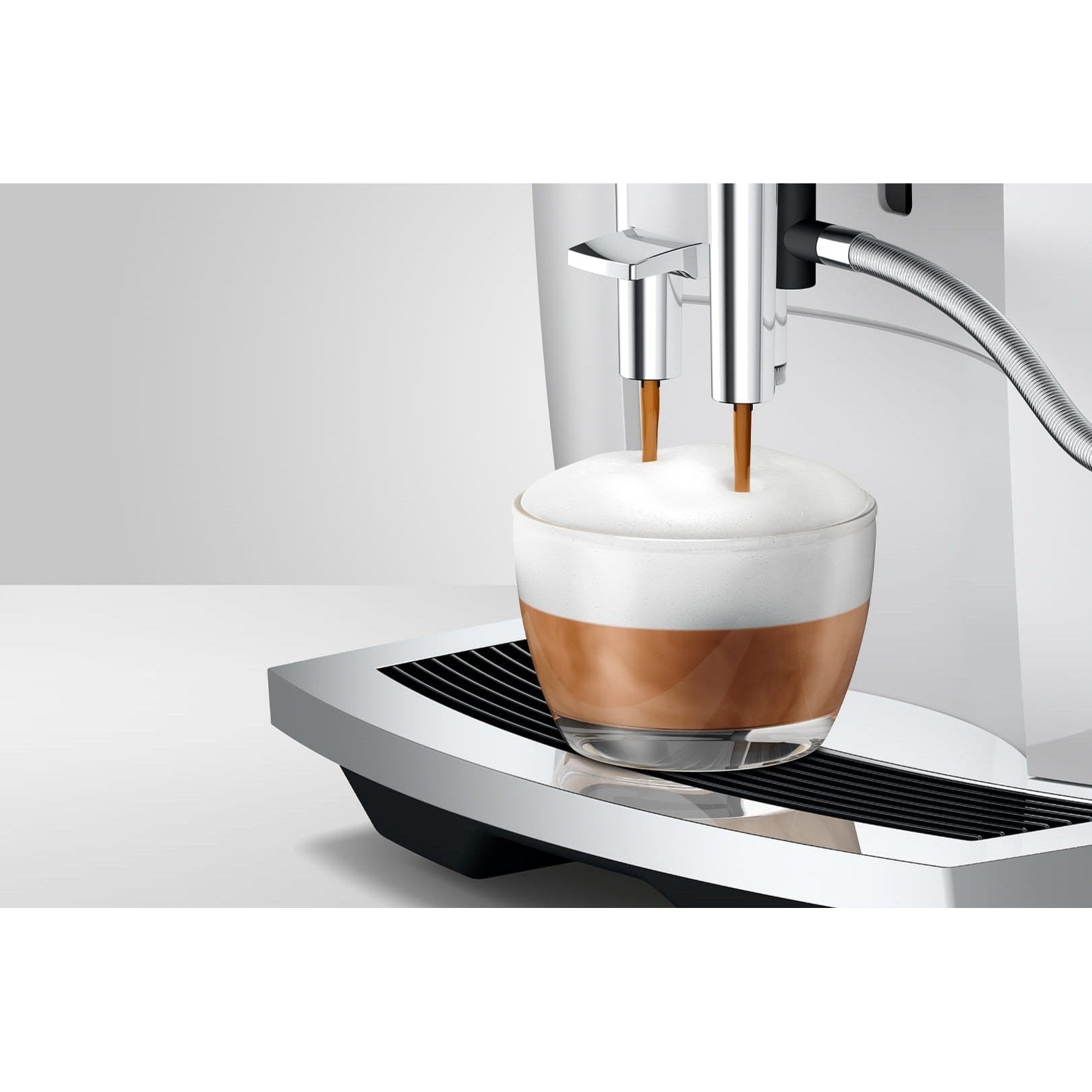 Jura E6 Piano White #15559 Cappuccino