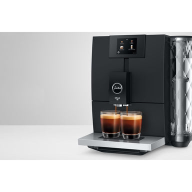Jura Ena 8 Super Automatic Espresso Machine Metropolitan Black #15496 Double Espresso