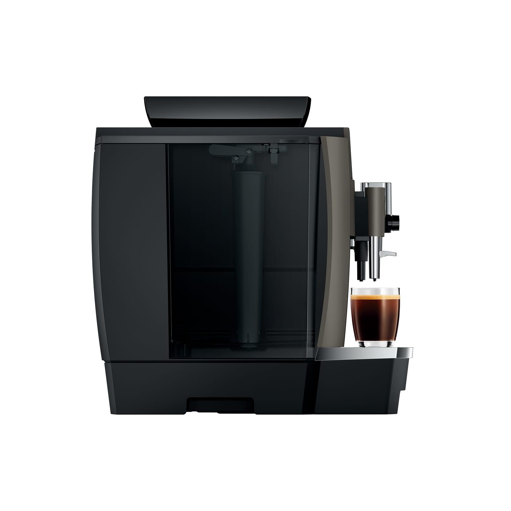 Jura W8 Dark Inox Professional 15650 Side