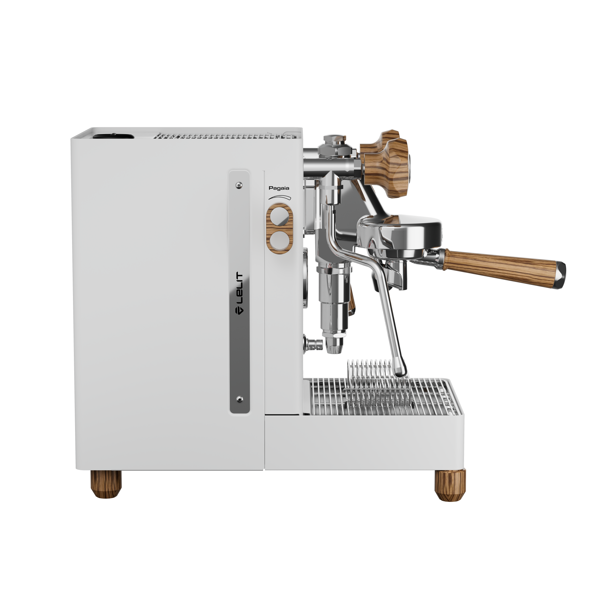 Lelit MaraX3 LEPL62X3-1B40 Espresso Machine White (Latest Version) Side Angel