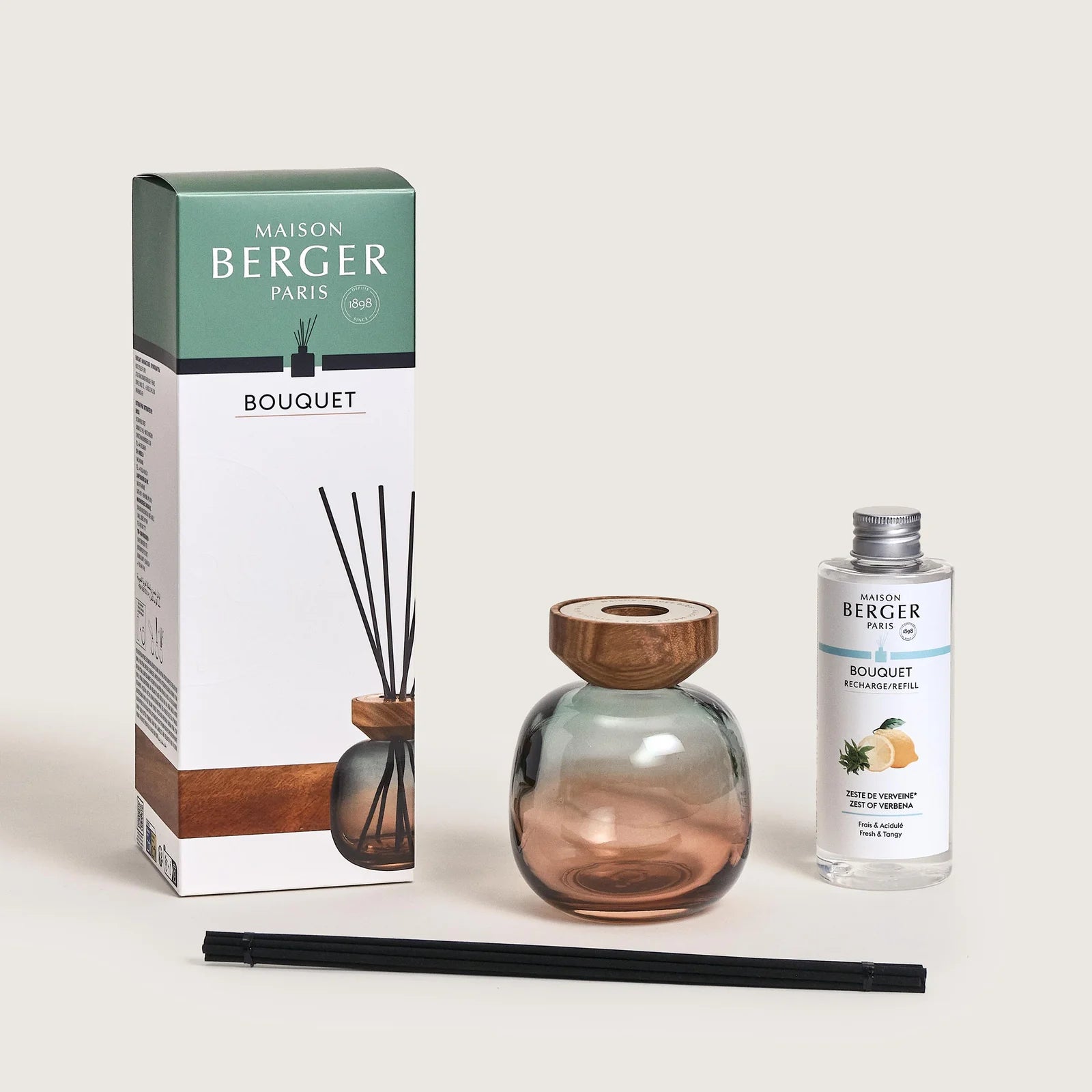 Parfum Berger - Wood Green/Pum Zest of Verbena Bouquet 180 ml - 127879 Box