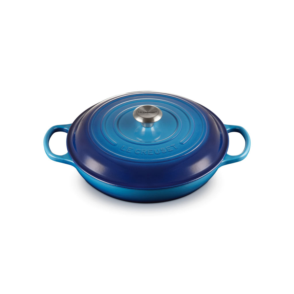 Le Creuset - 3.5L Blueberry Shallow Braiser (30cm) — Consiglio's