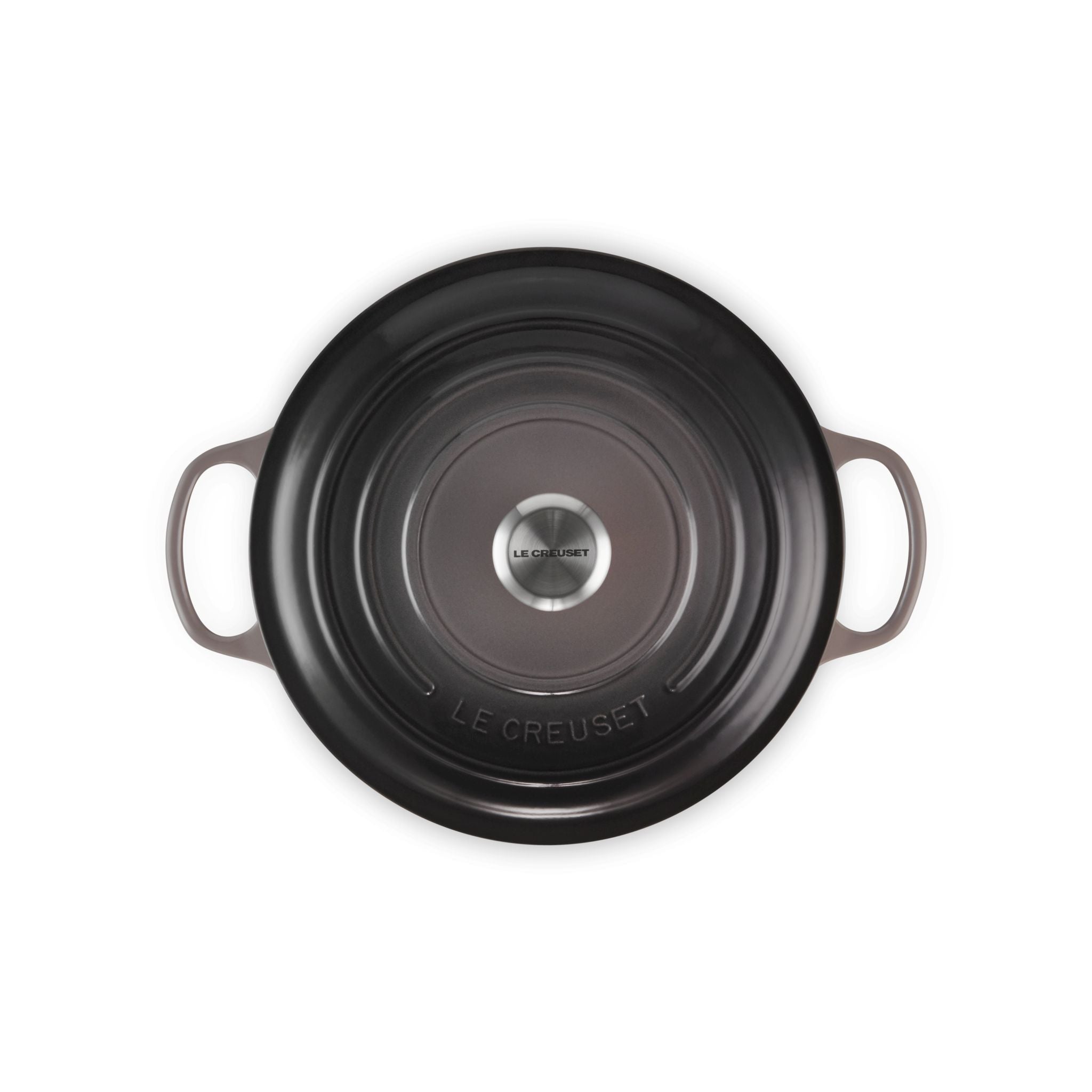 Le Creuset 6.7L Oyster French/ Dutch Oven (28cm) - LS2501-287F Top