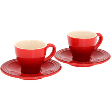 Le Creuset Classic Espresso Cups (set of 2) Cherry Red / Cerise