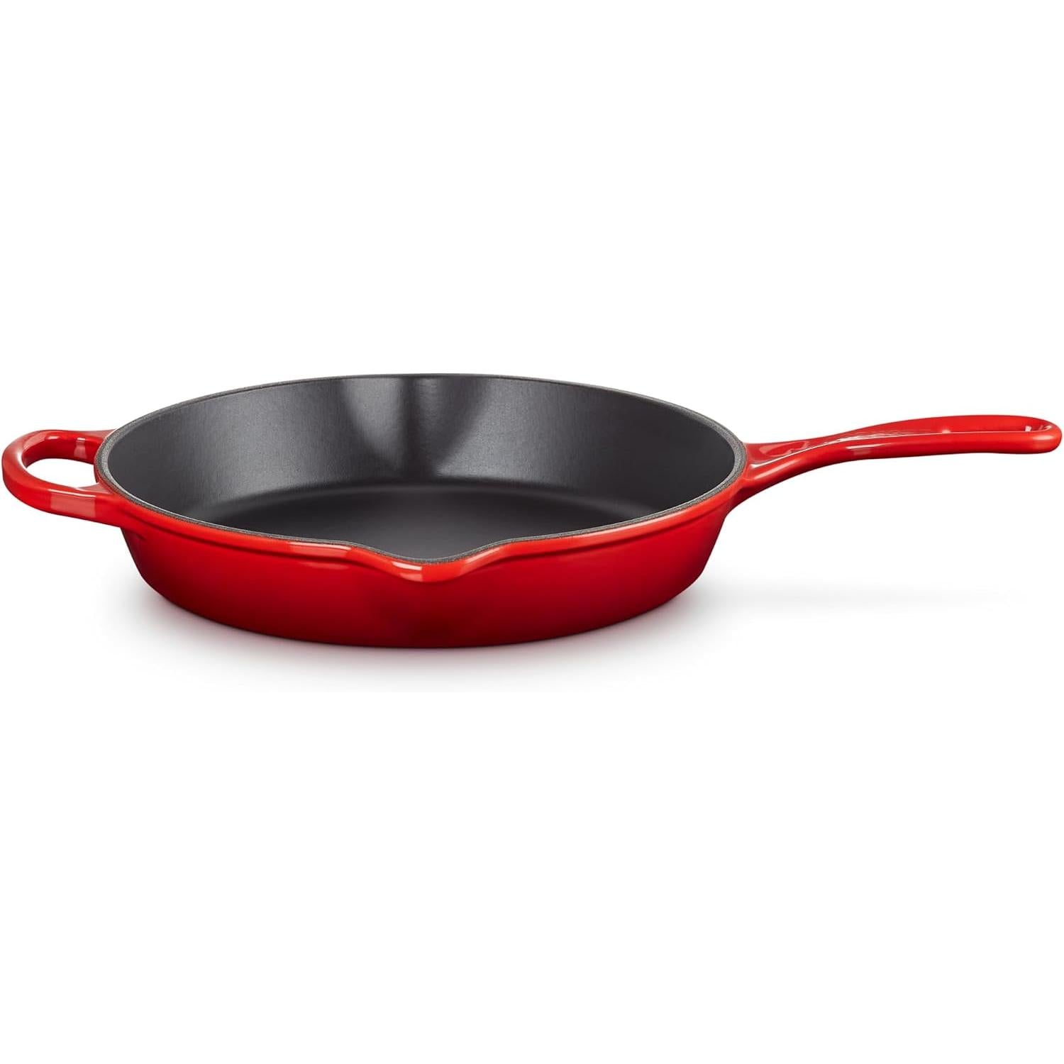 Le Creuset - 26cm / 2L Cerise Deep Round Skillet (10") Side