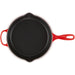 Le Creuset - 26cm / 2L Cerise Deep Round Skillet (10") Inside Black Deep
