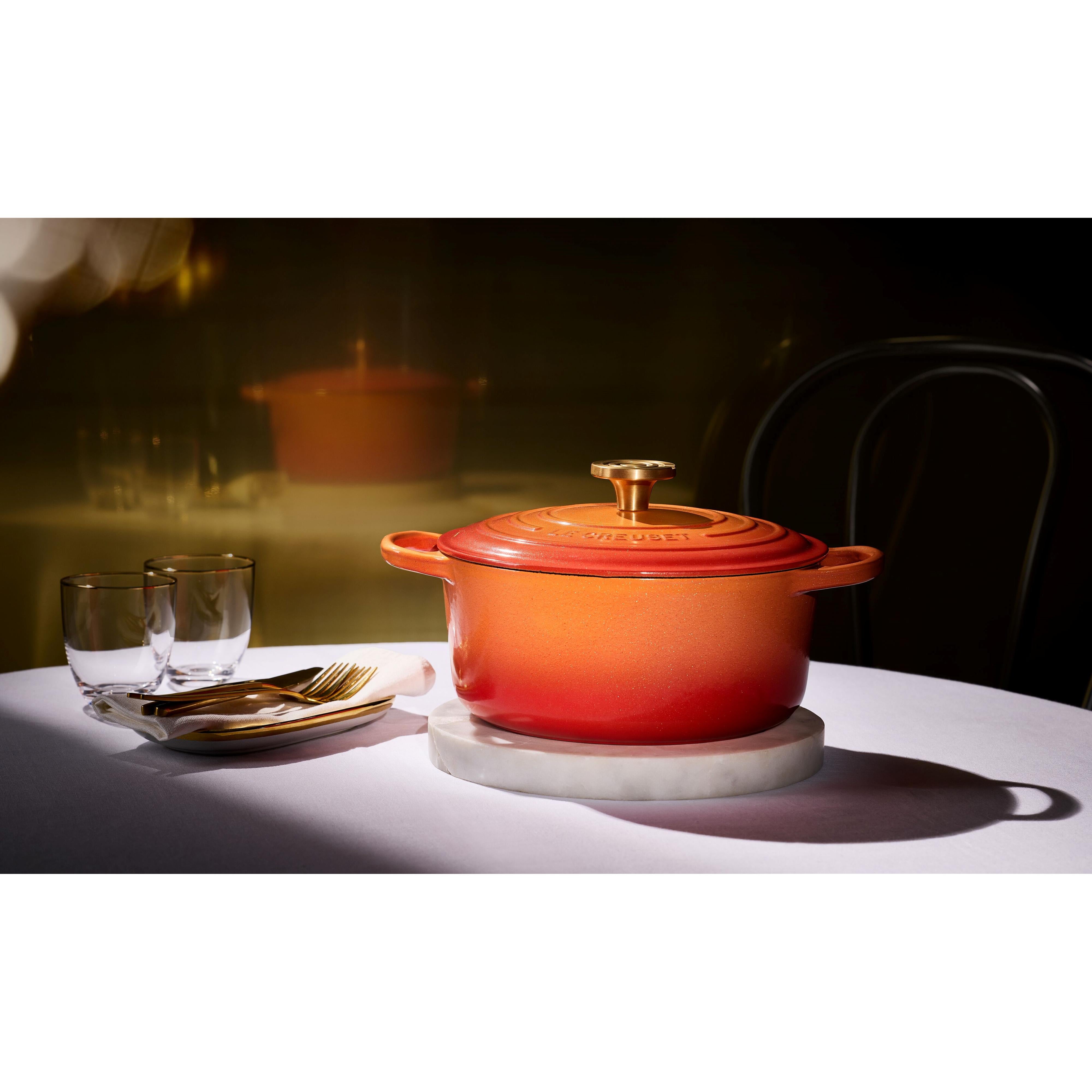 Le Creuset 5.3L Flame Doree French/Dutch Oven (26cm)