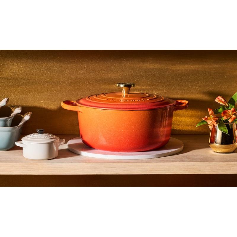 Le Creuset 5.3L Flamme Dorée French/Dutch Oven (26cm)