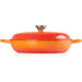 Le Creuset 4.7L Flame Orange Shallow Braiser (32 cm) Side