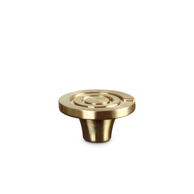 Le Creuset Replacement Large Light Gold Crucible Knob Handle - 2.2 Inch / 57mm Side