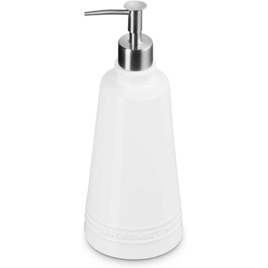 Le Creuset Signature 580 ml Soap Dispenser White Side
