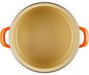 Le Creuset Petite Flame Enameled Steel Stock Pot  - 3.7 L interior