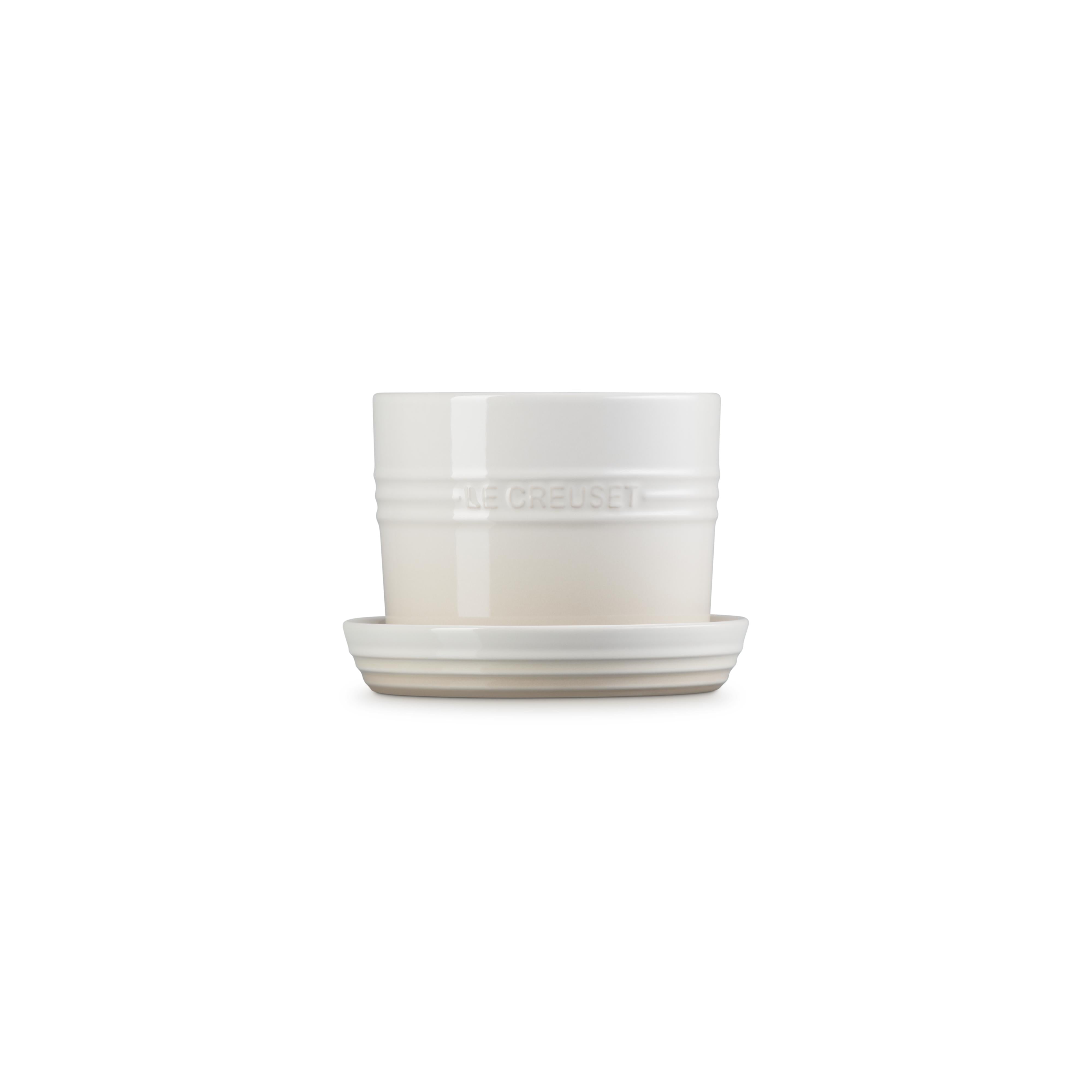 Le Creuset Meringue Herb Planter 14 cm