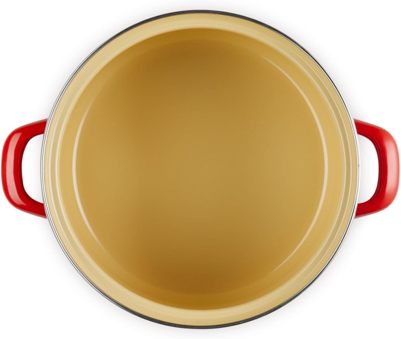 Le Creuset Petite Cerise Enameled Steel Stock Pot  - 3.7 L Interior