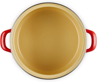 Le Creuset Petite Cerise Enameled Steel Stock Pot  - 3.7 L Interior