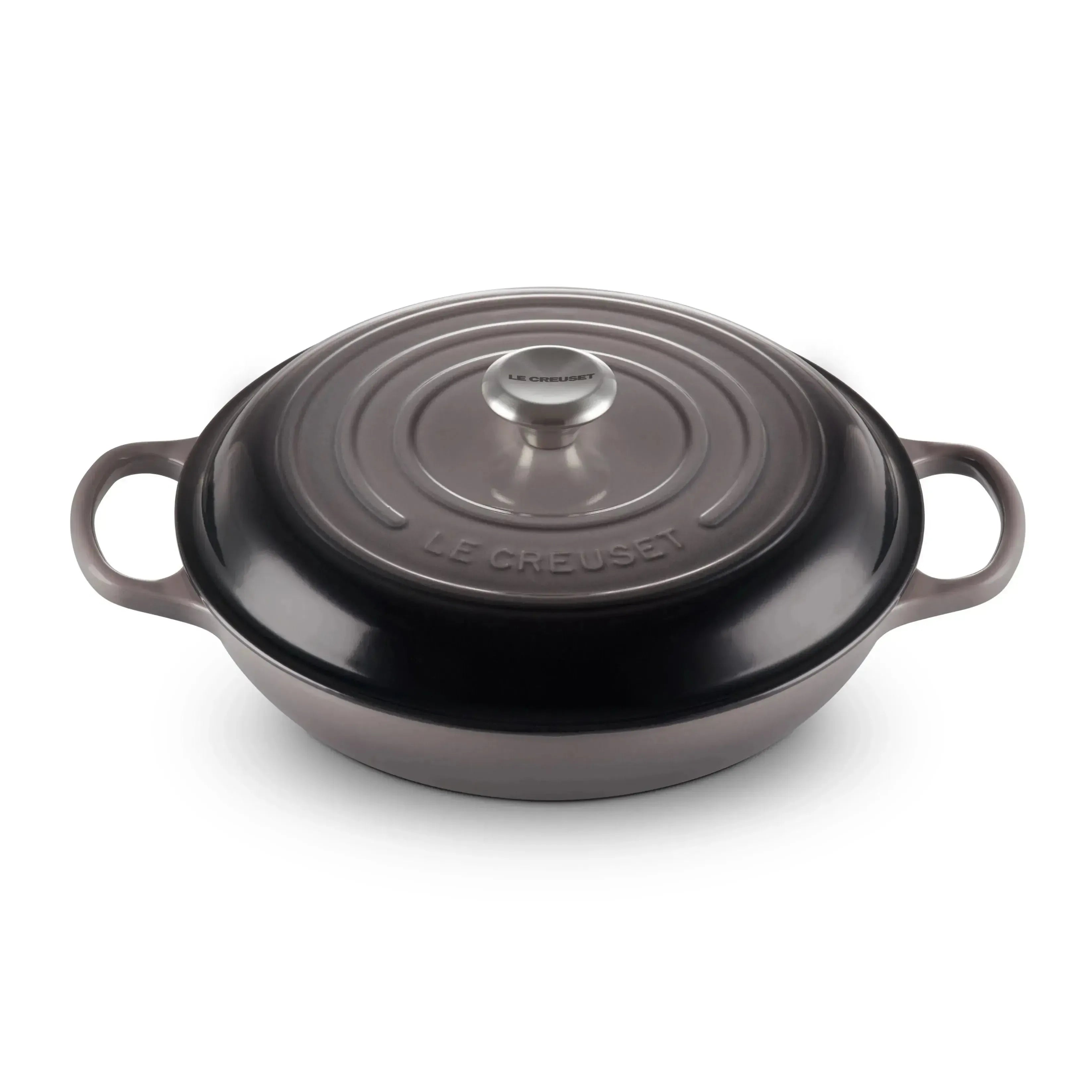 Le Creuset 4.7 L Oyster Shallow Braiser (32 cm) - LS2532- 327F