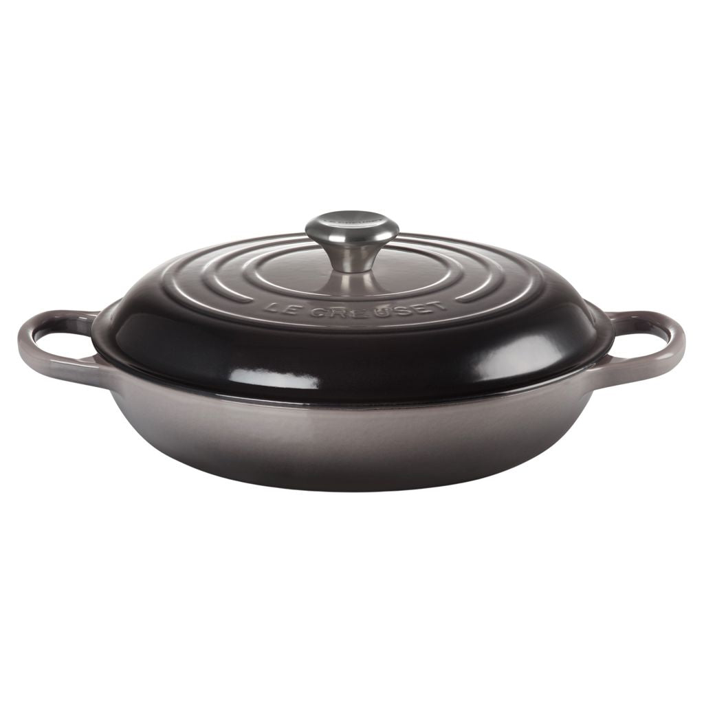 Le Creuset 4.7 L Oyster Shallow Braiser (32 cm)