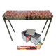 Italian Lisa Arrosticini Grill Combo Set with Cubo Arrosticini Maker