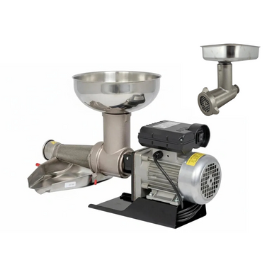 Fabio Leonardi MR0 1/2 HP SP5 Tomato Machine + #12 Grinder Attachment Combo - Latest 2026 Version