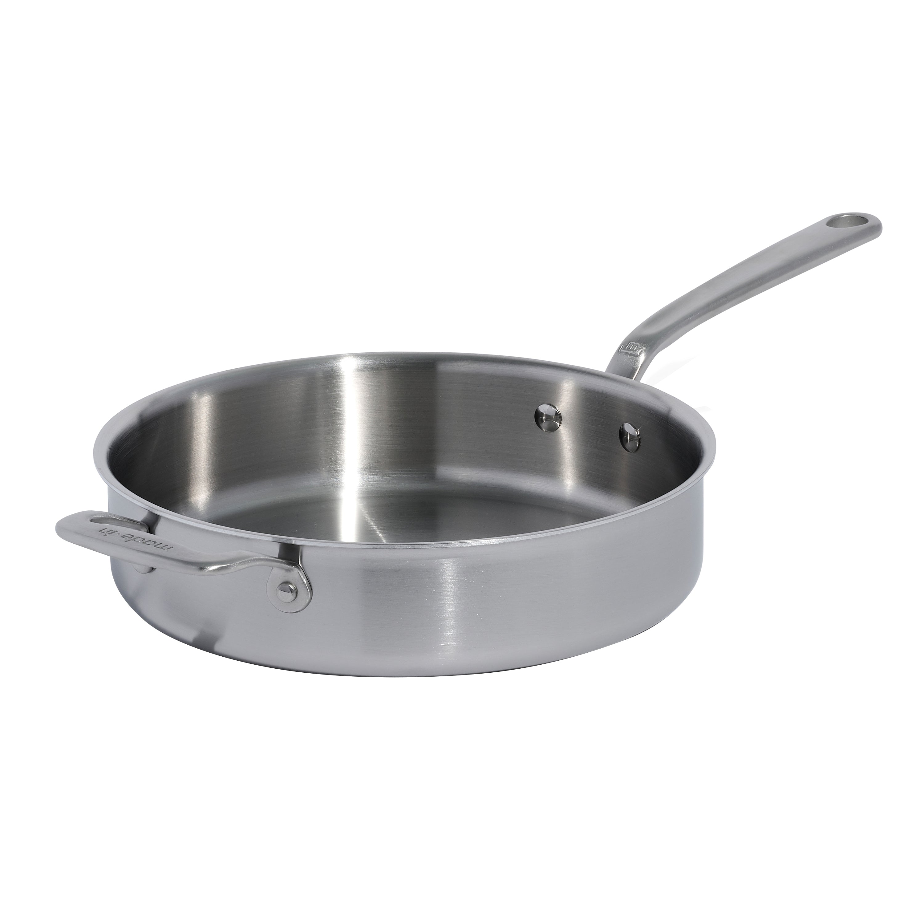 Made In Stainless Steel Clad Sauté Pan 3.5 QT - Made in Italy Low