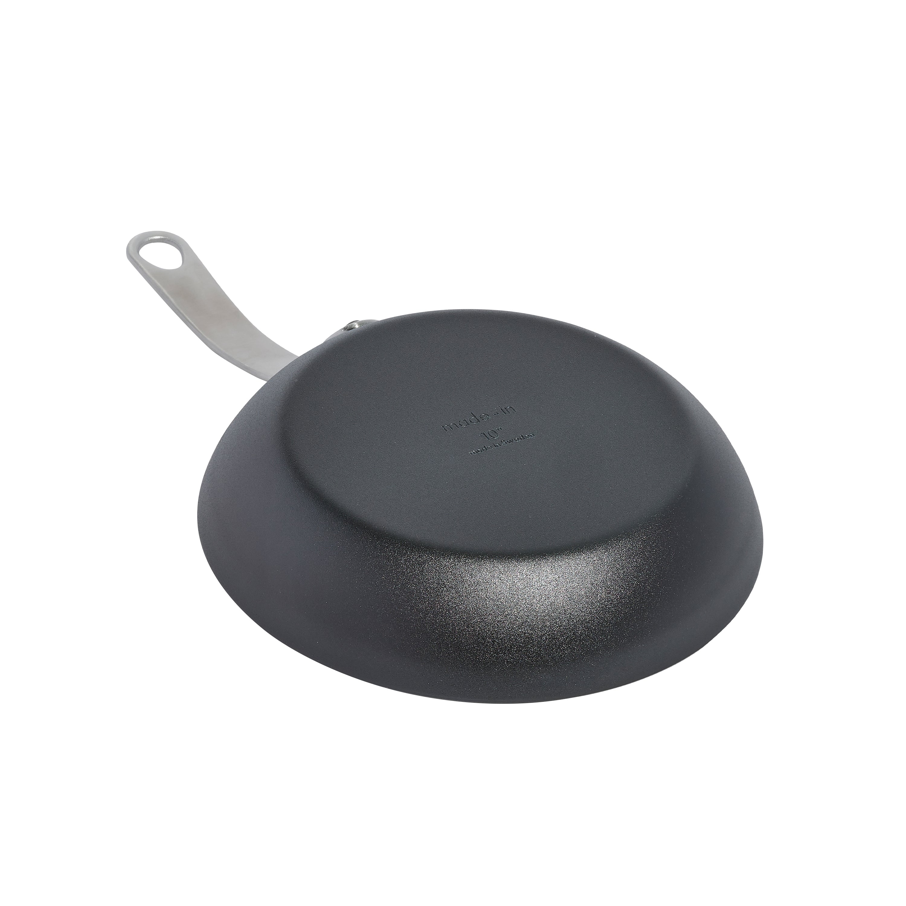 Seasoned Carbon Steel Frying Pan 10" Preseasoned  - Made in Sweden Base