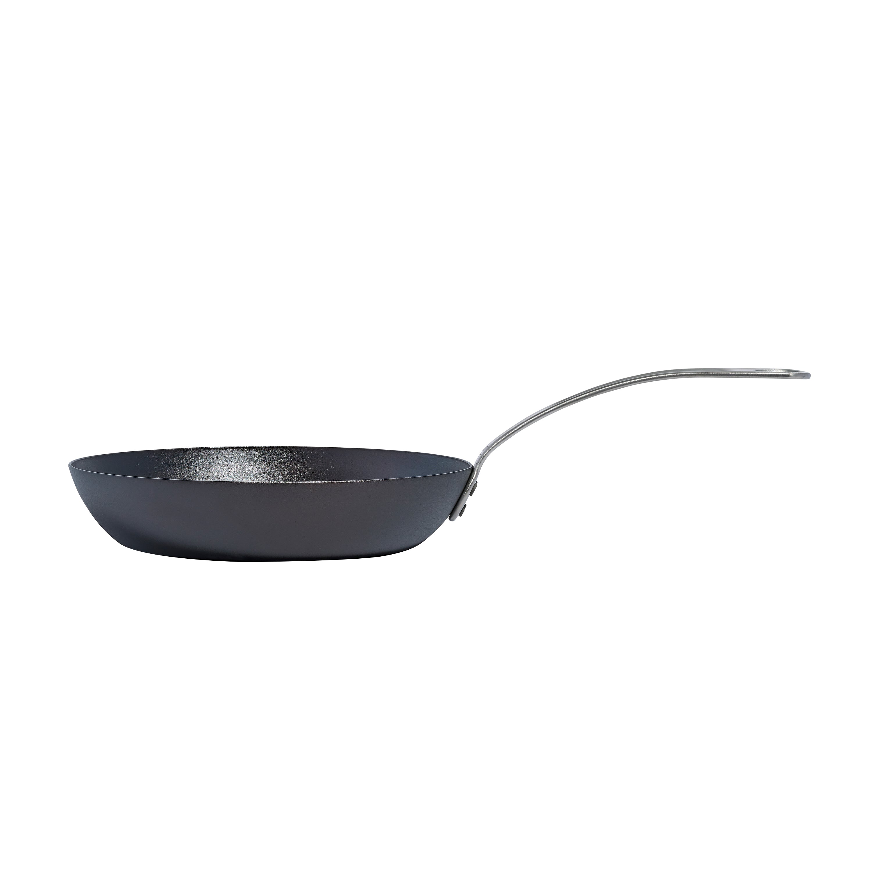 Seasoned Carbon Steel Frying Pan 10" Preseasoned  - Made in Sweden Side