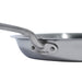 Made In Stainless Steel Clad Frying Pan 12" - Made in Italy Rivet