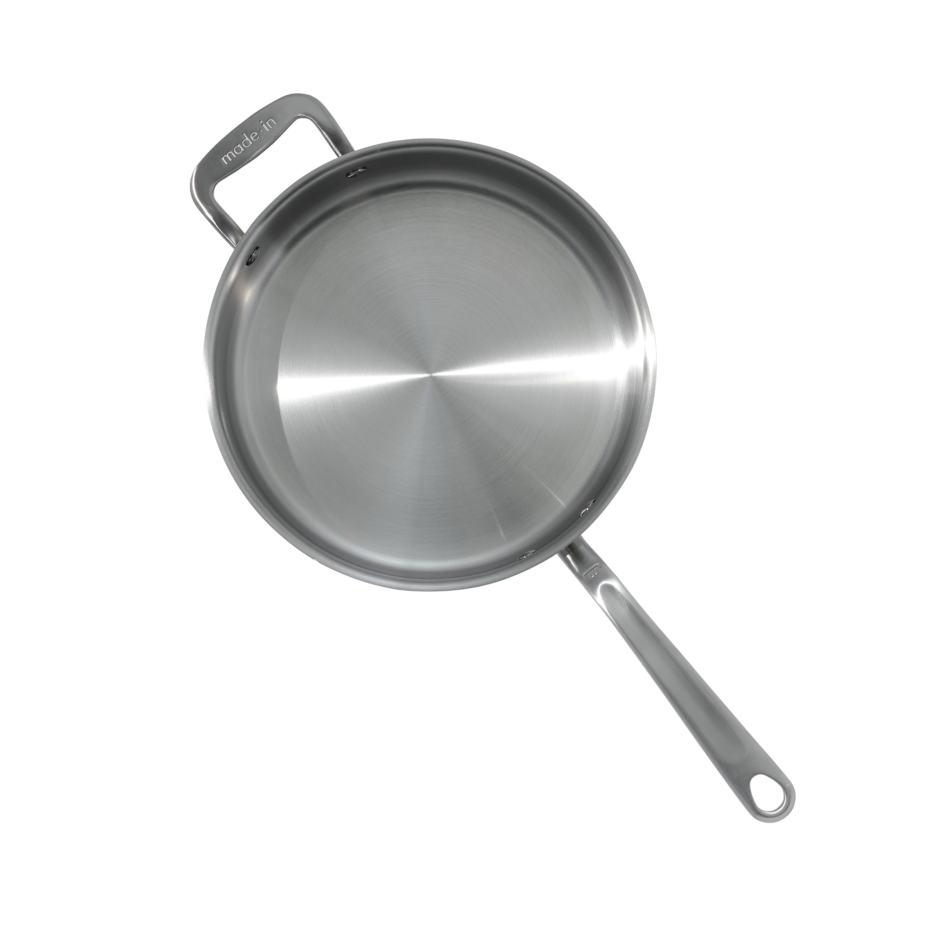 Made In Stainless Steel Clad Sauté Pan 3.5 QT - Made in Italy interior
