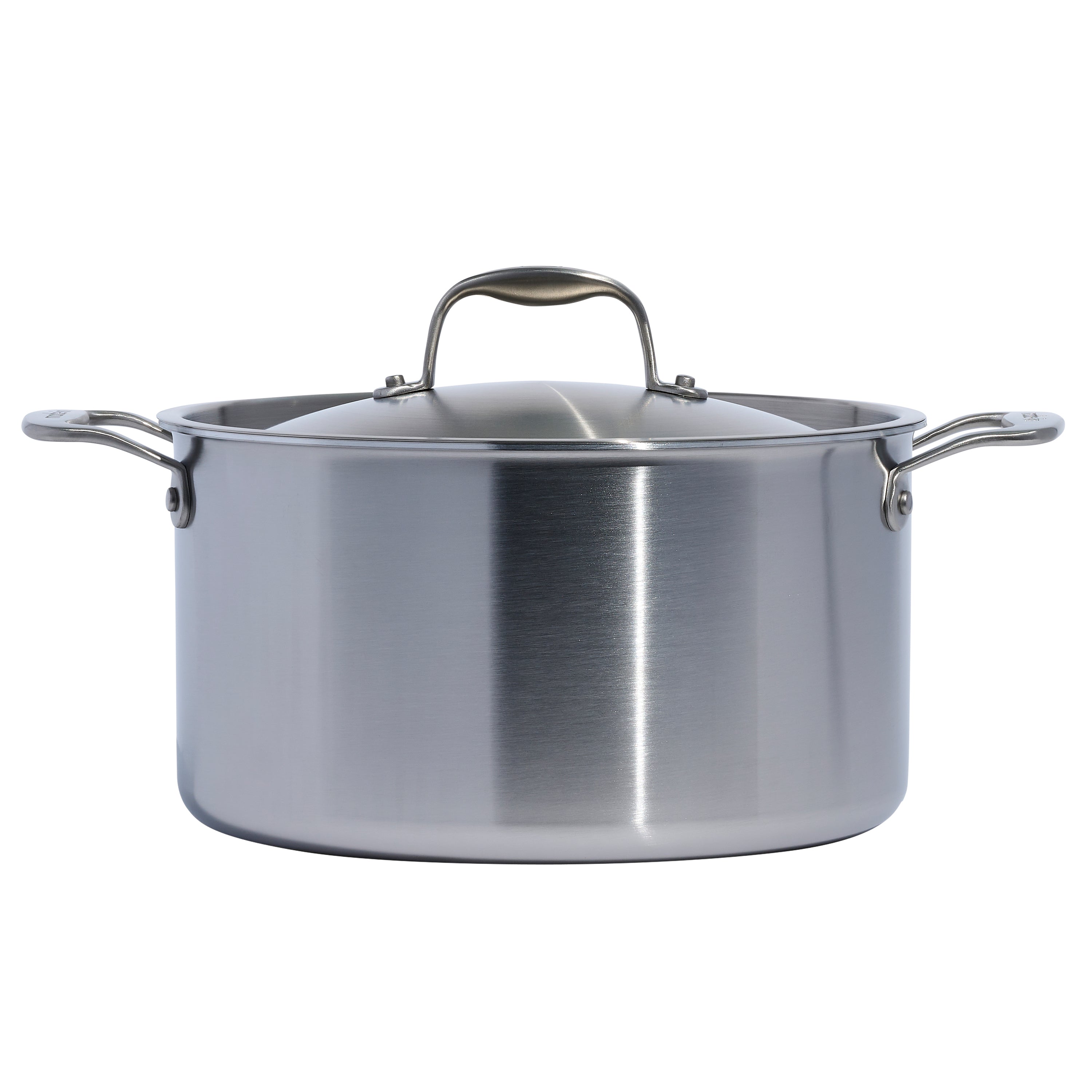 Made In Stainless Steel Clad Stock Pot 8 QT - Made in Italy with lid