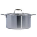 Made In Stainless Steel Clad Stock Pot 8 QT - Made in Italy with lid