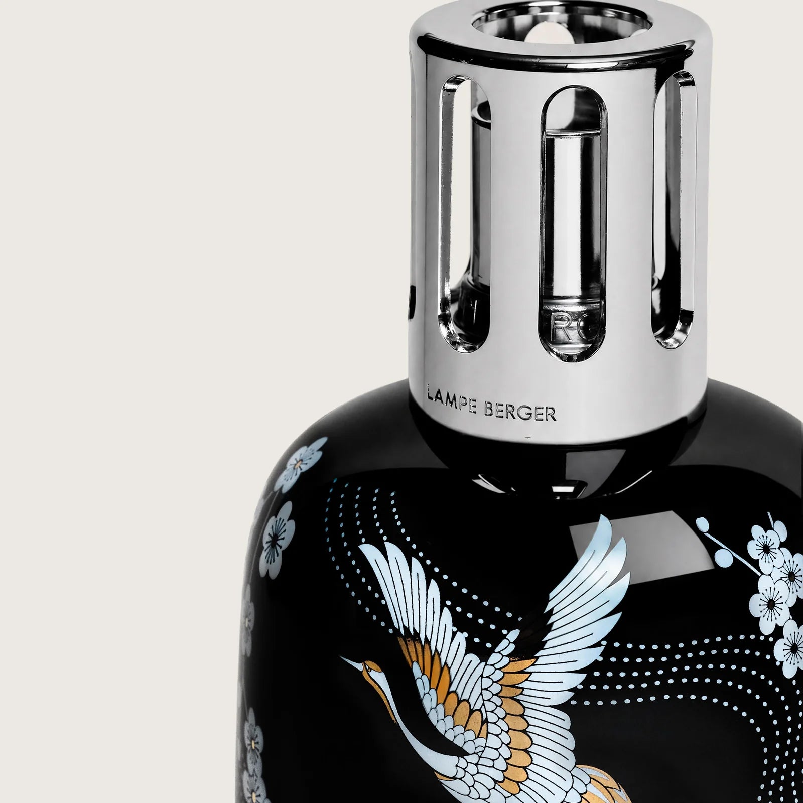 Maison Berger - Black Sakura Porcelain Lamp - 4909